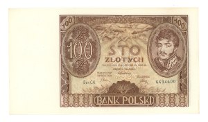 100 zloty 1934, C.K. series.