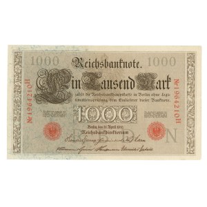 Niemcy, 1.000 marek 1910
