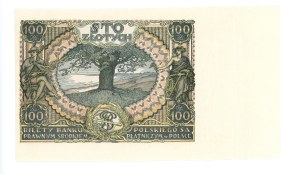 II RP, 100 zloty 1932-1934, unfinished print