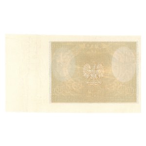 II RP, 100 złotych 1932-1934, niedokończony druk