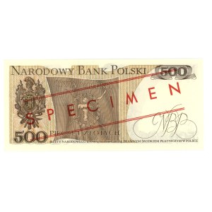 PRL, 500 złotych 1979, seria AZ 0000000 - WZÓR No 2433*