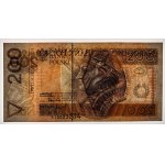 III RP, 200 złotych 1994, DESTRUKT, brak hologramu