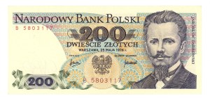 People's Republic of Poland, 200 zloty 1976, series B