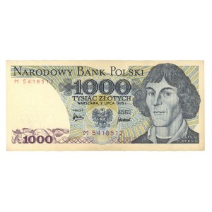 PRL, 1.000 złotych 1975, seria M