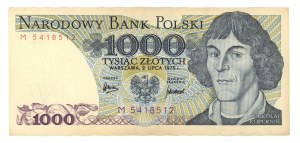 People's Republic of Poland, 1,000 zloty 1975, series M