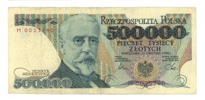 People's Republic of Poland, 500,000 zloty 1990, series M