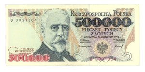 People's Republic of Poland, 500,000 zloty 1990, series B