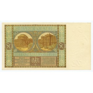 II RP, 50 złotych 1929, Ser. EL.