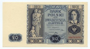 II RP, 20 zloty 1936, AN series
