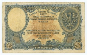100 zloty 1919 (1924), S.A. series.