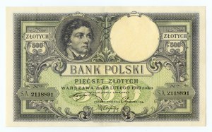 500 zloty 1919, S.A. series.
