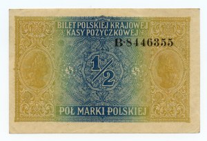 1/2 Polish mark 1916, series B, General