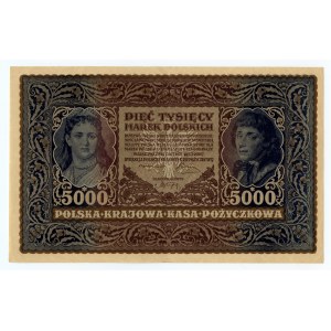 II RP, 5.000 marek polskich 1920, III Serja H