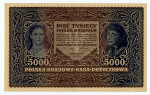 5,000 Polish marks 1920, 3rd Series H