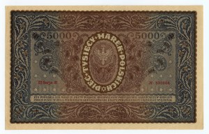 5,000 Polish marks 1920, 3rd Series H