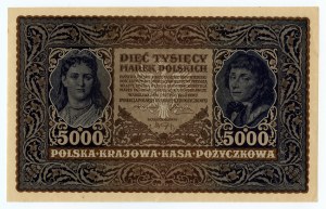 5,000 Polish marks 1920, III Series A