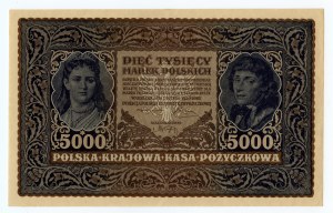 5,000 Polish marks 1920, III Series A
