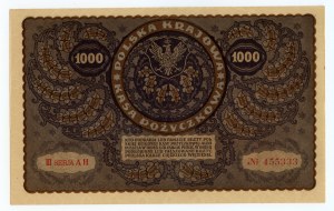 II RP, 1,000 Polish marks 1919, III Series AH