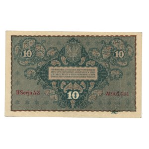 10 marek polskich 1919, II Serja AZ