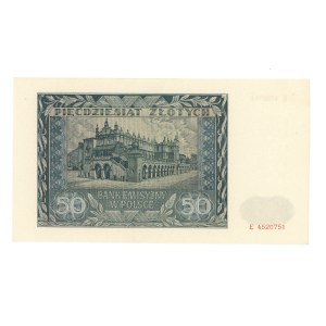 GG, 50 złotych 1941, seria E