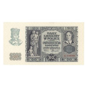 20 złotych 1940, seria G