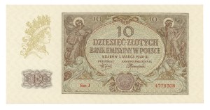 10 gold 1940, J series