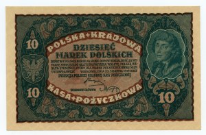 10 Polish marks 1919, 2nd Series BK