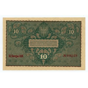 10 marek polskich 1919, II Serja BK