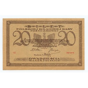 II RP, 20 marek polskich 1919, seria IC