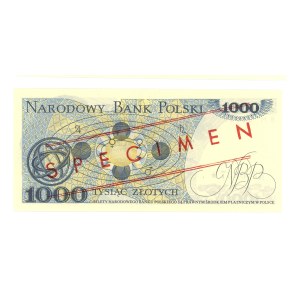 PRL, 1.000 złotych 1979, seria BM 0000000, WZÓR No 0837*