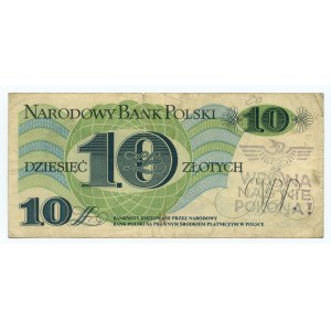 PRL, Solidarność, 10 złotych 1982, seria E, WRONA NAS NIE POKONA
