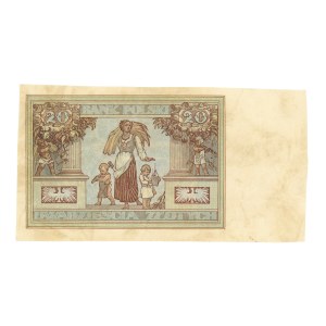 20 złotych 1931, bez serii i numeracji