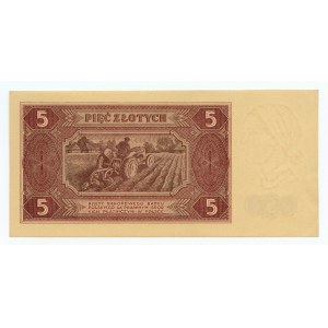 5 złotych 1948, seria BI