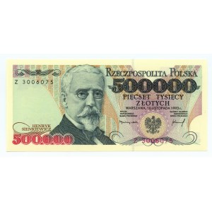 PRL, 500.000 złotych 1993, seria Z
