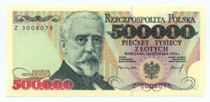 People's Republic of Poland, 500,000 zloty 1993, series Z