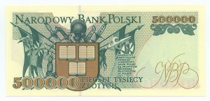People's Republic of Poland, 500,000 zloty 1993, series Z