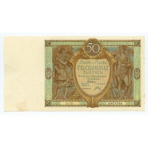II RP, 50 złotych 1929, seria DI.