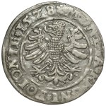 Zygmunt I Stary, Grosz 1528, Kraków - RZADKOŚĆ ZDWOJONE O