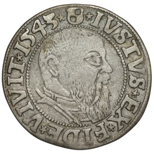 Ducal Prussia, Albrecht Hohenzollern, Grosz 1543, Königsberg