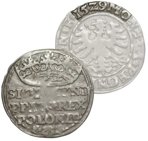 Sigismund I the Old, Grosz 1529, Cracow - RARE