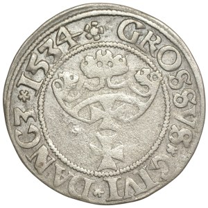 Sigismund I the Old, Grosz 1534, Gdańsk