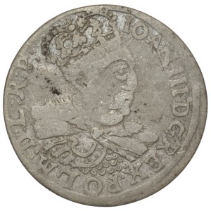John III Sobieski, Sixpence 1684, Krakow