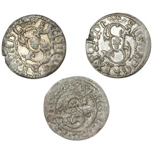 Zygmunt III Waza, Zestaw szelągów 1619 Ryga i trzeciak 1626 Poznań