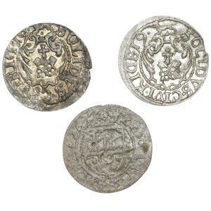 Zygmunt III Waza, Zestaw szelągów 1619 Ryga i trzeciak 1626 Poznań