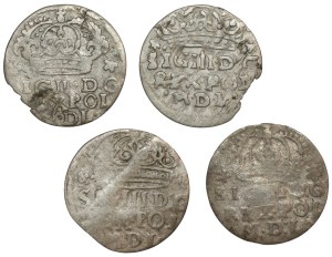 Sigismund III Vasa, Set of pennies - including GR^SS error