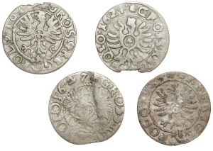 Sigismund III Vasa, Set of pennies - including GR^SS error