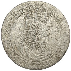 John II Casimir, The Sixpence 1660, Krakow - UNSIGNED