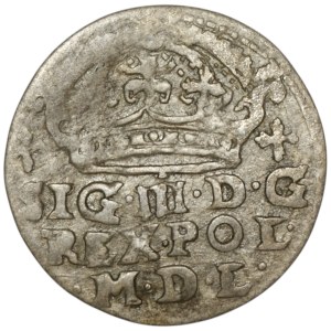 Sigismund III Vasa, 1624 penny, Bydgoszcz - UNSIGNED CORONA