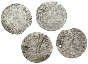 Sigismund III Vasa, Set of pennies 1624-25, Bydgoszcz - including reversed 2