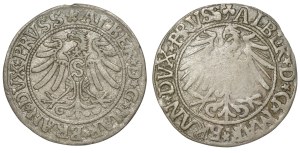 Ducal Prussia, Albrecht Hohenzollern, Set of pennies 1532-45, Königsberg